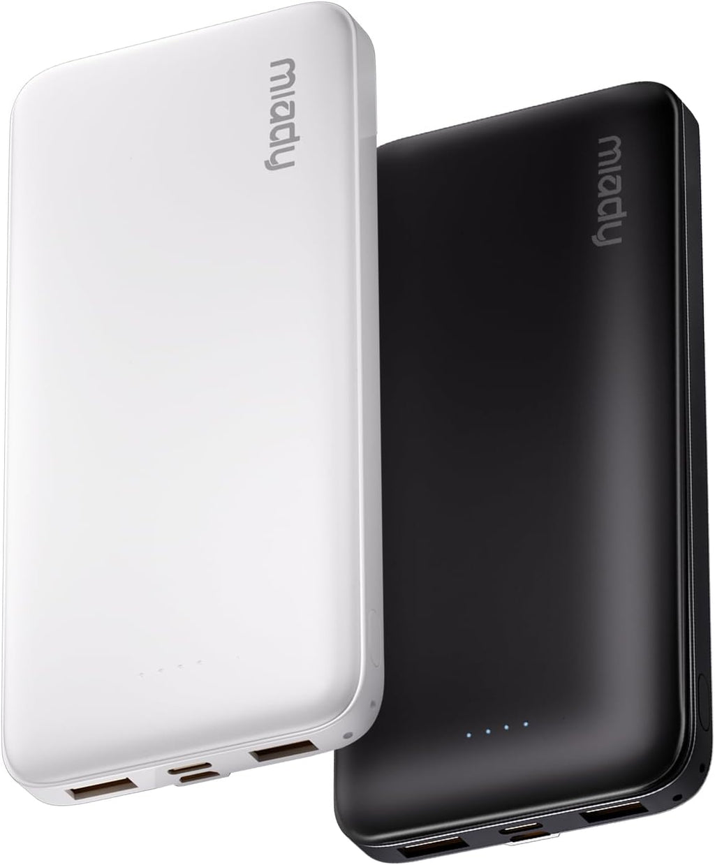 batería de viaje delgada de 10000 mAh | Dual USB丨3 Outputs 2 Inputs