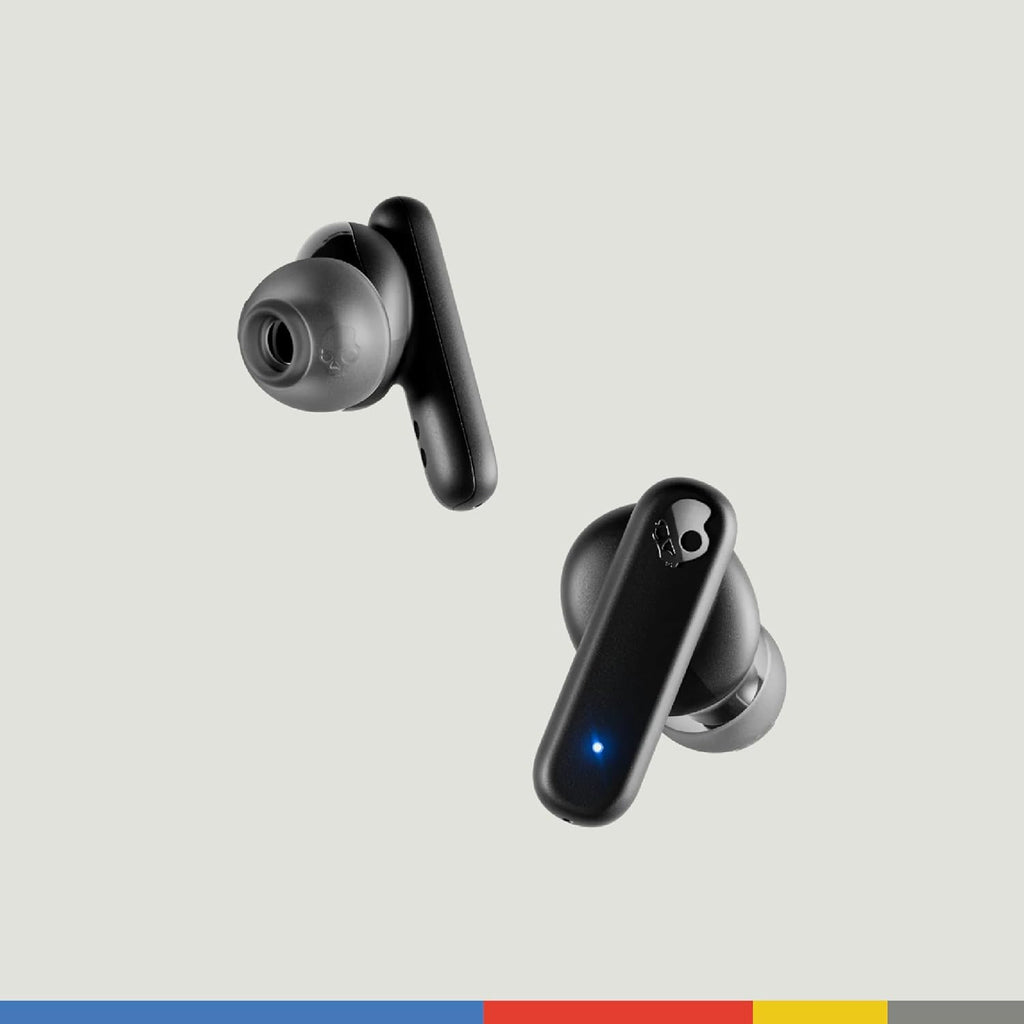 Skullcandy Smokin' Buds - Auriculares inalámbricos, auriculares Bluetooth, ajuste de aislamiento de ruido, batería de hasta 20 horas, IPX4 resistente al sudor y al agua