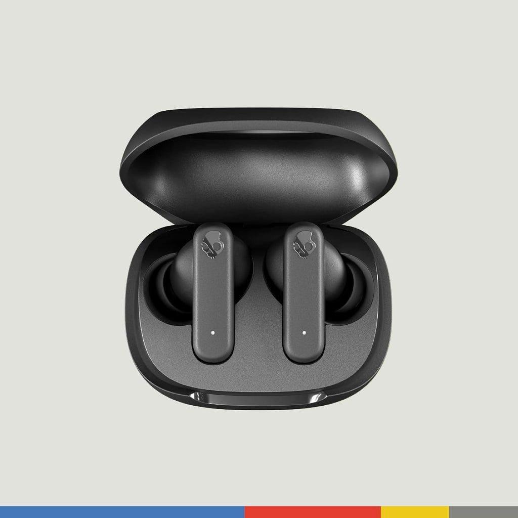 Skullcandy Smokin' Buds - Auriculares inalámbricos, auriculares Bluetooth, ajuste de aislamiento de ruido, batería de hasta 20 horas, IPX4 resistente al sudor y al agua