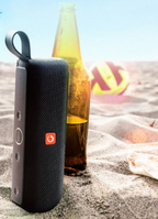 DOSS E-gob II Altavoces Bluetooth portátiles con sonido superior y graves extra, IPX6 resistente al agua, micrófono integrado, controlador de 12 W, 12 horas de reproducción, altavoces inalámbricos para teléfono, computadoras, TV y más