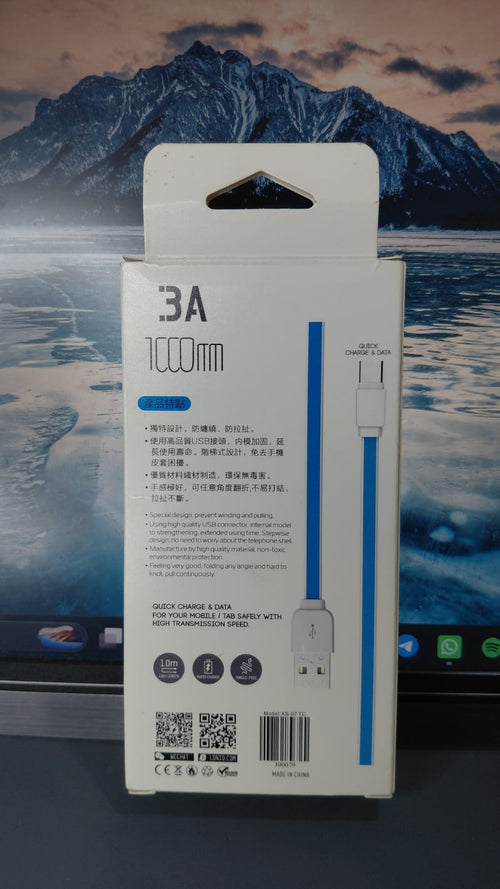 Cable USB tipo C
