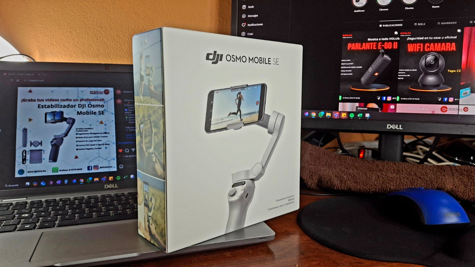 DJI Osmo Mobile SE – Estabilizador Inteligente para Smartphones